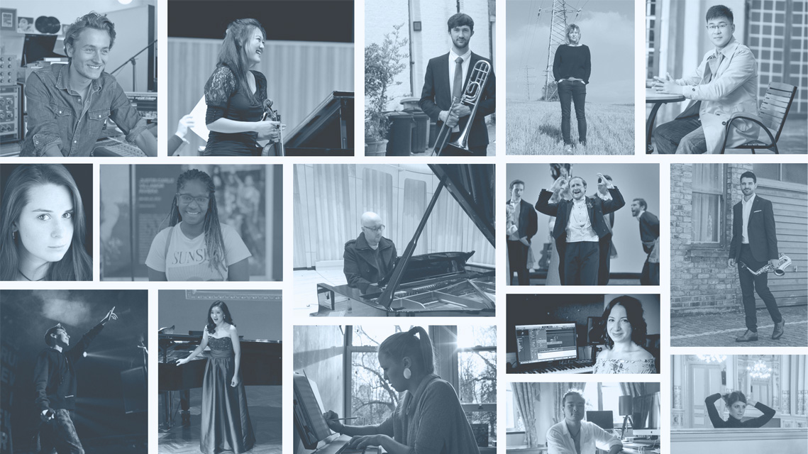 String player performing